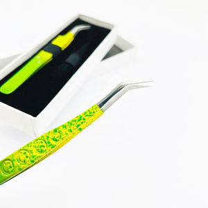 Pinces à cils pour kits de techniciennes en extensions de cils, pinces de beauté en acier inoxydable, outils pour extensions de cils, pinces à cils pour salons de beauté - Product Image 3