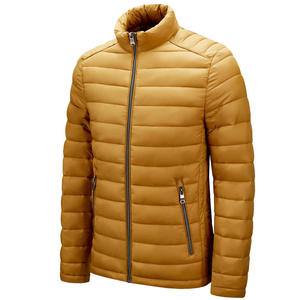 Men's Winter Outdoor Zipper Puffer Jacket Plus Size Insulated <b>Bubble</b> <b>Coat</b> with Cotton Padding Patchwork Pattern - Product Image 5