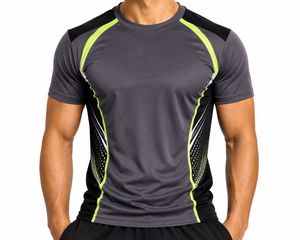 เสื้อยืดลำลองสปอร์ตสตรีทแวร์ผู้ชาย ดีไซน์ใหม่ล่าสุด คุณภาพสูง เสื้อยืดสั่งทำพิเศษ แห้งเร็ว เป็นมิตรกับสิ่งแวดล้อม ระบายอากาศได้ดี น้ำหนัก 200 กรัม - Product Image 1