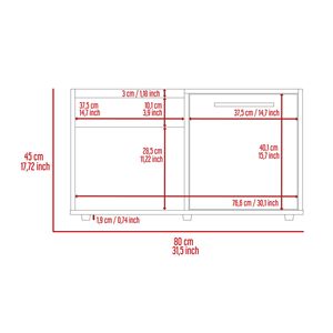 Tavolino da caffè a 2 ripiani Tualatin in noce scuro - Product Image 5
