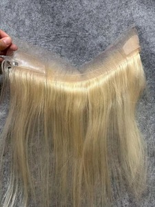 Extensiones de Cabello Transparentes para Tejer, Cabello Humano Remy, Doble Trama a Máquina, Ligeras, Transpirables, Compatibles con Todos los Colores y Tintes - Product Image 1