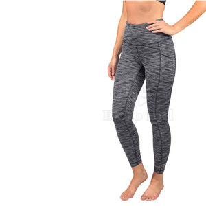 High Quality Customized Women Yoga <b>Leggings</b> Elastic Waist Solid Breathable High Quality Spandex/<b>Nylon</b> Pants for Online Sale - Product Image 1