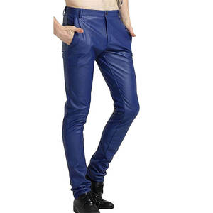 Pantalons en cuir tendance pour l'hiver, vente en gros, personnalisables, style streetwear, pantalons en cuir de cow-boy - Product Image 2