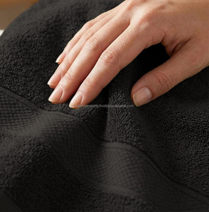 Serviettes de bain en coton doux 300-800 GSM antibactériennes pour hôtels (vente en gros) - Product Image 2