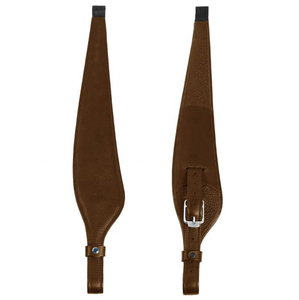 Leather Stirrup Leathers Brown <b>Equestrian</b> Riding Equipment Adjustable Fit Horse Gear - Product Image 1