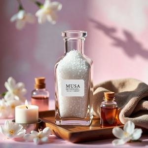 Sal de baño desintoxicante de jengibre natural con sal rosa del Himalaya en frasco de piedra tallada, moderno y reconfortante, 950g, cuidado de spa, Día de la Madre - Product Image 6
