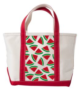 OEM 2025 algodón lona mujer bolso de hombro plegable Casual moda sandía estilo sandía promocional bolsas de regalo de compras - Product Image 1