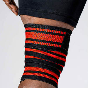 Low Moq Weightlifting Durable Material Lightweight Gym <b>Knee</b> Wraps Top Selling Compression Workout <b>Knee</b> Wraps For Sale - Product Image 2