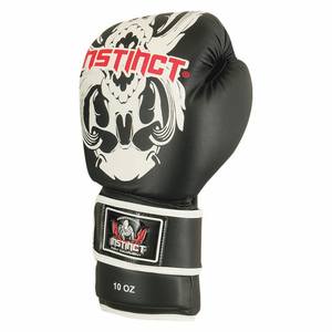 Guantes de Boxeo de Competición para Adultos de Calidad Premium, Duraderos, con Diseño de Doble Calavera, Resistentes al Viento, de Cuero, con Soporte para Muñeca - Product Image 2