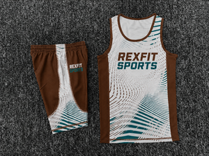 Ensemble de maillots de basket-ball unisexe |   Débardeur respirant 100 % polyester à col en V, imprimé par sublimation, pour équipe, sans manches - Product Image 4