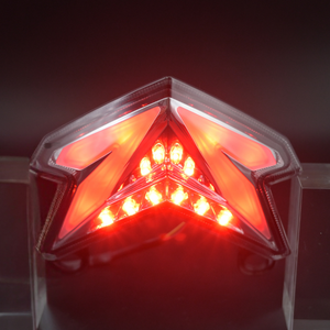 ZX6R ZX636 Z800 Z125 ไฟท้าย LED เลนส์สีควัน ไฟเบรกหลังมอเตอร์ไซค์พร้อมไฟเลี้ยว - Product Image 5