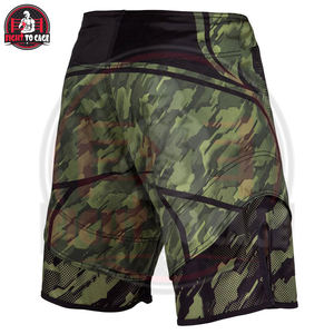 Comfortable Premium Quality Customized Made Lightweight High-Flexibility Stretch Breathable Printed 100% Polyester Boxing - Product Image 2