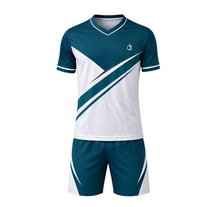 Conjunto de Camiseta y Pantalones Cortos de Fútbol para Hombre, Uniforme de Fútbol Ligero y Transpirable de Poliéster para Entrenamiento, Práctica Deportiva y Competición - Product Image 2