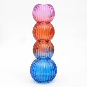 Compre un Hermoso Florero de Vidrio Transparente Cosmos para una Decoración Elegante del Hogar y la Oficina - Product Image 5