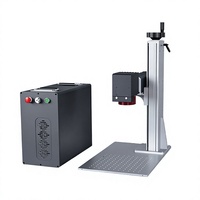 Máquina Portátil de Marcado Láser de Fibra con Pantalla de Cámara CCD y Fuente Láser JPT de 30W 60W