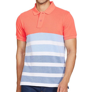 Chemise polo pour homme de haute qualité 100% coton, entièrement personnalisable, manches courtes, col rond, chemise polo pour homme imprimée sur mesure pour la vente en ligne - Product Image 5