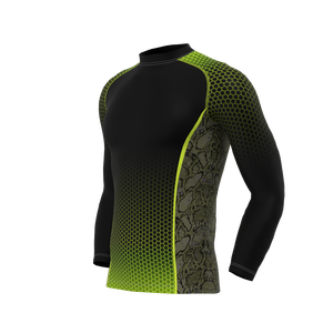 Camisetas de Compresión Personalizadas para Hombre, Rashguards Sublimados Personalizados, Ropa de Entrenamiento de Manga Larga para MMA y BJJ - Product Image 5