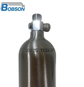 Réservoir de cylindre en aluminium de CO2 portable de 24oz 1000ml avec alimentation de soupape intégrée pour l'équipement de carbonatation des boissons de brassage à domicile - Product Image 2