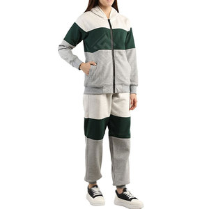 Conjunto Deportivo de 2 Piezas para Mujer, 100% Algodón, Fabricado en Fábrica, Estilo Casual, Color Sólido, para Invierno, Ecológico y Transpirable, Nueva Llegada - Product Image 4