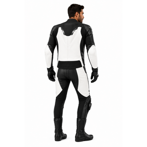 Traje de Motociclismo Deportivo Samroz de Una Pieza para Hombre con Armadura CE Extraíble, Resistente al Agua y al Viento para Todas las Estaciones, Traje de Carreras - Product Image 2