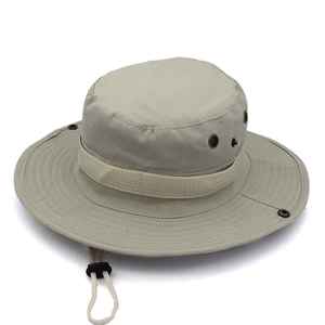 New Style Quick-Drying Waterproof Adjustable 100% Polyester Bucket Hat Men's Outdoor Breathable Sun Protection - Product Image 4