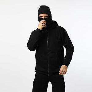 Sweat à capuche zippé intégral élégant avec doublure en polaire douce, empiècements en maille respirante et coupe ajustée pour un confort optimal en termes de chaleur et de style. - Product Image 5