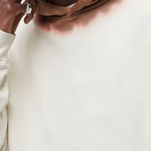 Sweat à capuche oversize en molleton de coton pour homme (coupe épaules tombantes) - Product Image 6