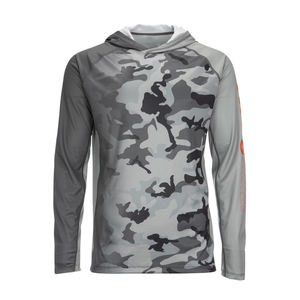 Sudadera con Capucha de Manga Larga para Hombre, Camuflaje Gris, Secado Rápido, UPF 50, para Pesca, Deportes al Aire Libre - Product Image 6