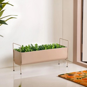 Pot de plante décoratif en métal, jardinière en fer pour plantes d'intérieur et d'extérieur, jardin, balcon, pot de fleurs, décoration de la maison - Product Image 5