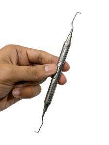 KIMBEL 11/12 Gracey Curette Dental Scaler Hollow Handle Non-Magnetic Stainless Steel Periodontal Instrument for Scaling - Product Image 1