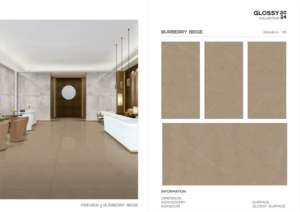 Azulejo de Porcelana Brillante de Diseño, 600x1200, Formato Grande, Superficie Pulida Premium, para Paredes y Pisos, Uso en Interiores y Exteriores - Product Image 2