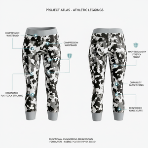 Leggings de compression camouflage taille haute moulants pour femme – Nouveauté fitness, gym, course, sport, entraînement – Vente chaude - Product Image 2