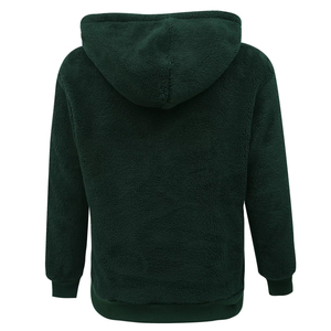 OEM <b>Men's</b> Winter <b>Plain</b> Color Oversized Custom Breathable Sherpa <b>Hoodies</b> New Customized Made Design <b>Men</b> Sherpa Fleece <b>Hoodies</b> - Product Image 4