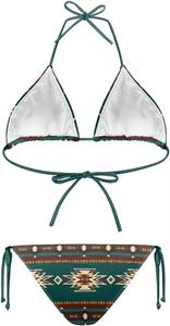 Ensemble de bikinis de plage pour femmes, respirant, haute qualité, logo personnalisé, vente chaude, maillots de bain personnalisables, vêtements de plage - Product Image 6