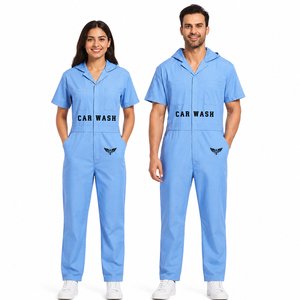 Custom Car Wash Coverall Uniform Men Women <b>Mechanic</b> Jumpsuit Industrial Workwear Auto Detailing Protective <b>Overall</b> - Product Image 5