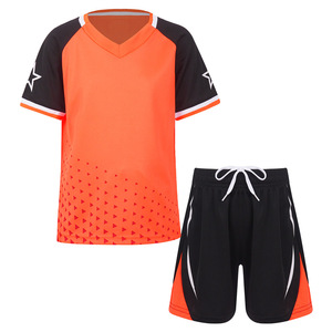 Tenue de football respirante et à séchage rapide, spécialement conçue pour les compétitions, ensemble maillot de foot bleu avec option de personnalisation - Product Image 3