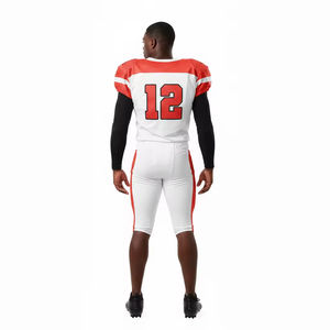 Uniforme de Fútbol Americano Personalizado con Sublimación Completa, Impresión Personalizada, 100% Poliéster, Transpirable, de Secado Rápido, Venta al Por Mayor - Product Image 2