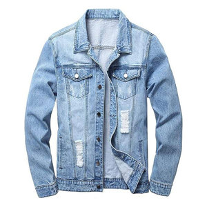 Chaqueta de Mezclilla para Hombre, Estilo Nuevo, Transpirable, con Cuello Largo, Chaqueta de Mezclilla de Invierno, Estilo Vintage, Nuevo Diseño - Product Image 1