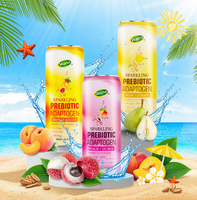 Marktfavoriet Mango Guava Soda Sprankelende Prebiotische Drank 320ml Blik Laag in Suiker Functioneel Hoge Kwaliteit OEM ODM Private Label
