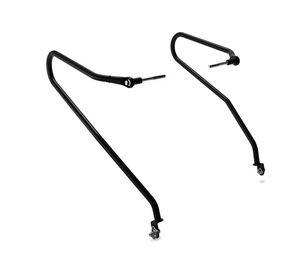 Kit de montage en acier pour rails de sacoches souples Royal Enfield Black KXA00478, compatible Guerrilla 450 et Himalayan 450 - Product Image 1