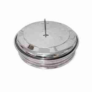 Plateau de communion en acier inoxydable DELUXE de qualité supérieure, fabriqué par Jayco, avec 40 coupelles, finition miroir, design unique - Product Image 1