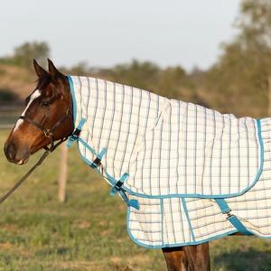 Couverture pour cheval en polyester Oxford respirante et imperméable de haute qualité, personnalisable avec logo, pour l'hiver - Product Image 2