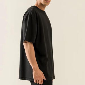 เสื้อยืดผู้ชายทรงเข้ารูปลำลอง น้ำหนัก 150 กรัม ลายเสือปัก 100% ผ้าฝ้าย ป้องกันขนร่วง แขนสั้นด้านหน้า - Product Image 4