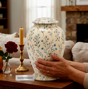 Customized Memorial <b>Ashes</b> Urn Personalized Aluminum Metal Cemetery Burial Jars Engraved Adult Funeral Cremation Urns <b>Keepsakes</b> - Product Image 6