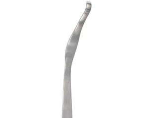 Retractor óseo de cadera tipo palanca curvo de 300 mm (11.34 pulgadas) con punta roma, ancho de mandíbula de 6.2 mm y ancho de mandíbula interna de 28 mm, tipo Hohmann, en venta - Product Image 5