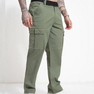 Custom Design Men’s <b>Cargo</b> Pants Casual Straight Multi Pocket Mid Waist Breathable Summer Outdoor Urban <b>Cargo</b> Trousers For Men's - Product Image 2