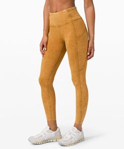 Ropa de gimnasio de nailon para mujer, mallas de Yoga de cintura alta sin costuras, Leggings de entrenamiento de cintura alta - Product Image 4