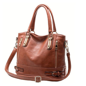 AZORES SPORTS Genuine Leather Luxury Fashion Women's Designer Durable Stylish <b>Shoulder</b> <b>Bag</b> Zipper Customizable Outdoor Travel - Product Image 1