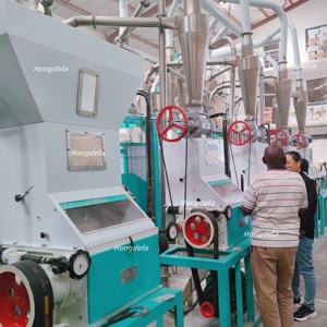 HONGDEFA Machine à moudre le maïs automatique haute précision 30T/24H - 380V Garantie 2 ans Ligne de production <span class=keywords><strong>complète</strong></span> à vendre - Product Image 4