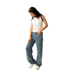 Débardeur de course décontracté pour femme, personnalisé OEM, gaufré, respirant, séchage rapide, écologique, en coton et élasthanne, vente en gros - Product Image 2